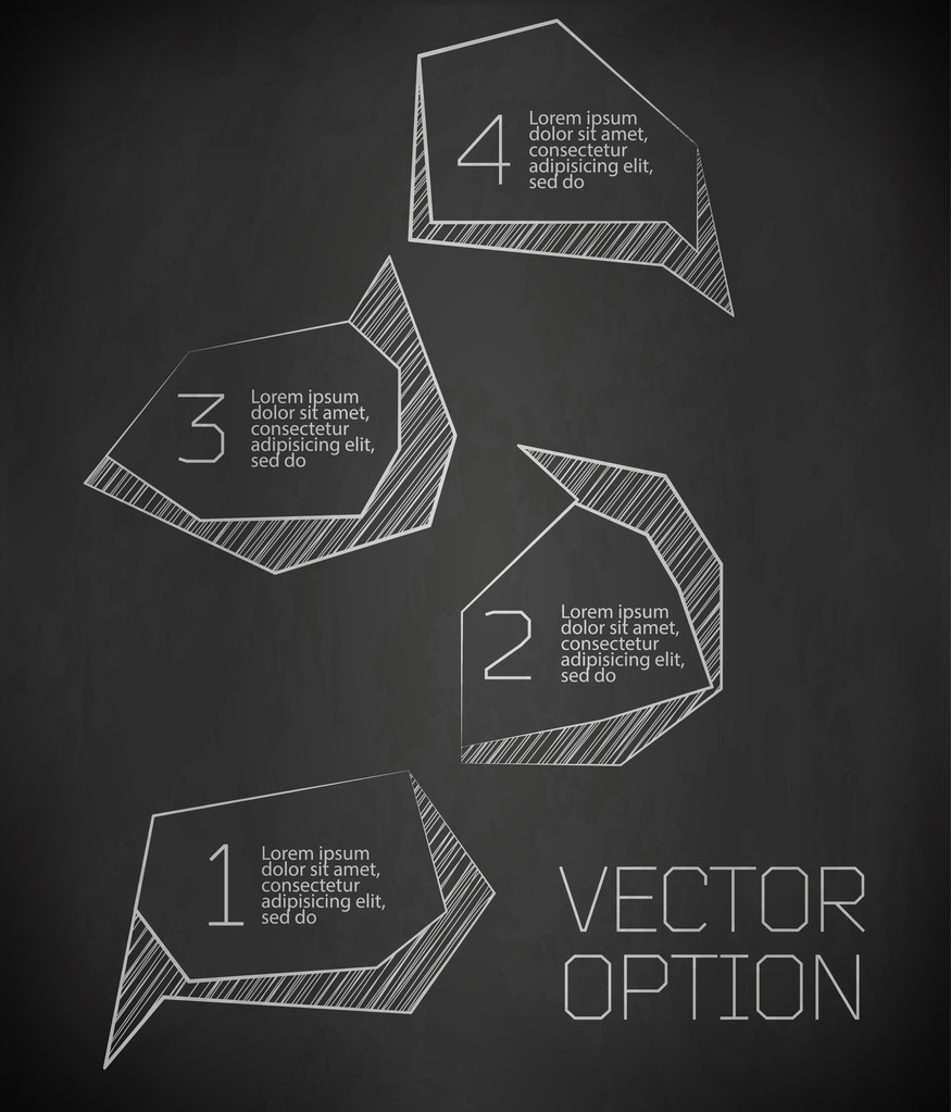 Chalk design - Vector, Image