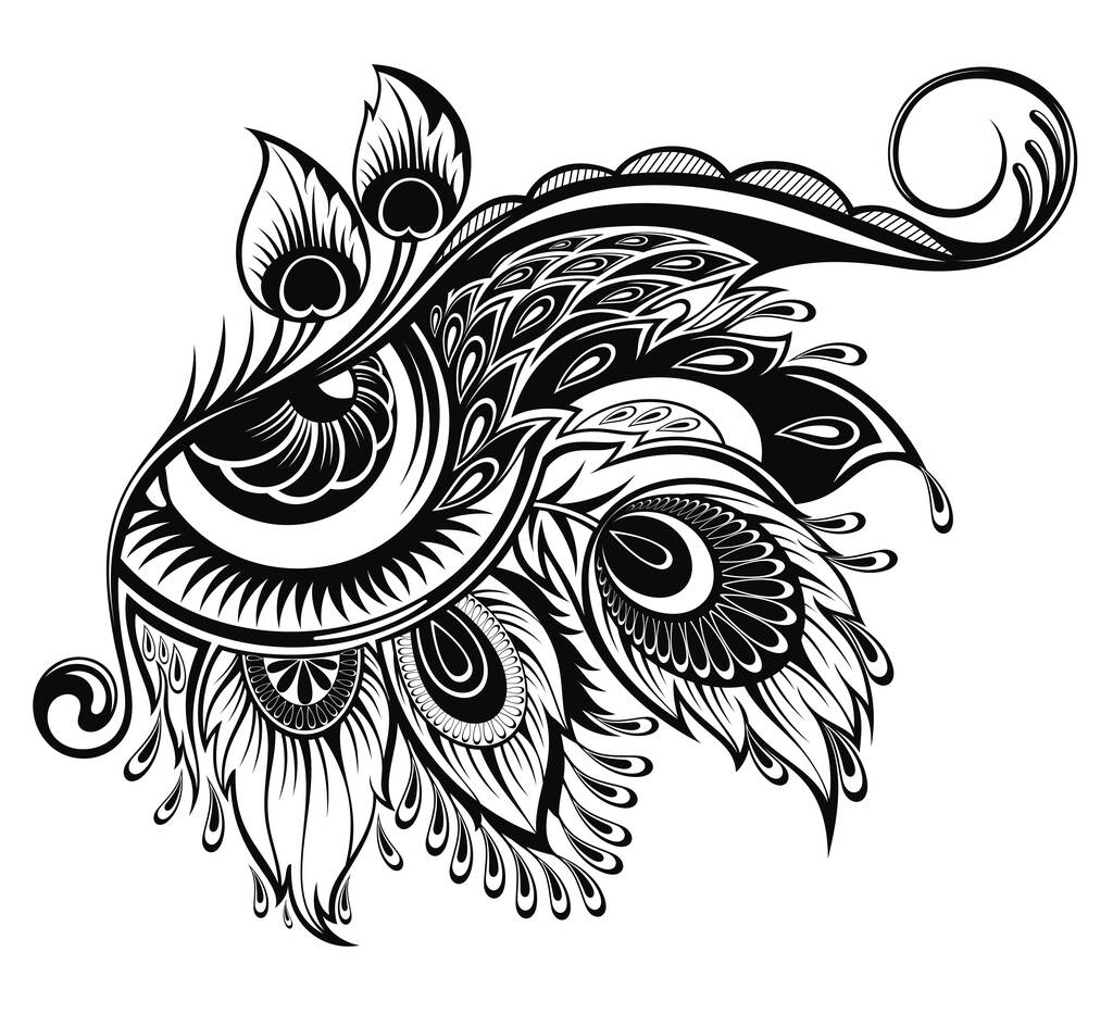 Логотип ресниц. Макияж с перьями. Символ глаза с павлиньими перьями
 - Вектор,изображение