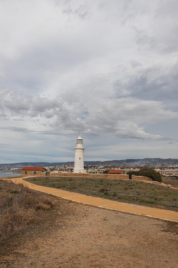 archaeological park with ancient lighthouse  - Photo, Image