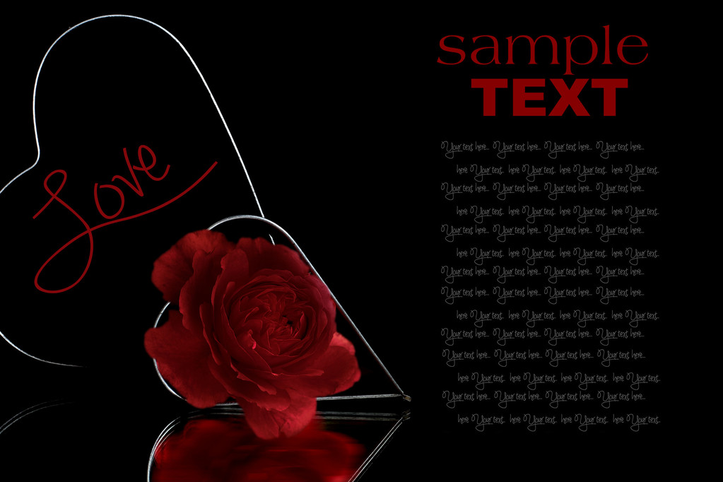 červené růže Valentýn pozadí - Fotografie, Obrázek