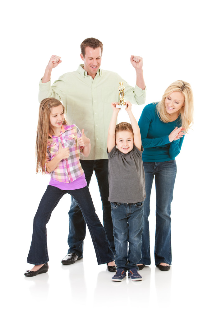 Famille : Parents et Soeur Cheer for Boy avec prix
 - Photo, image