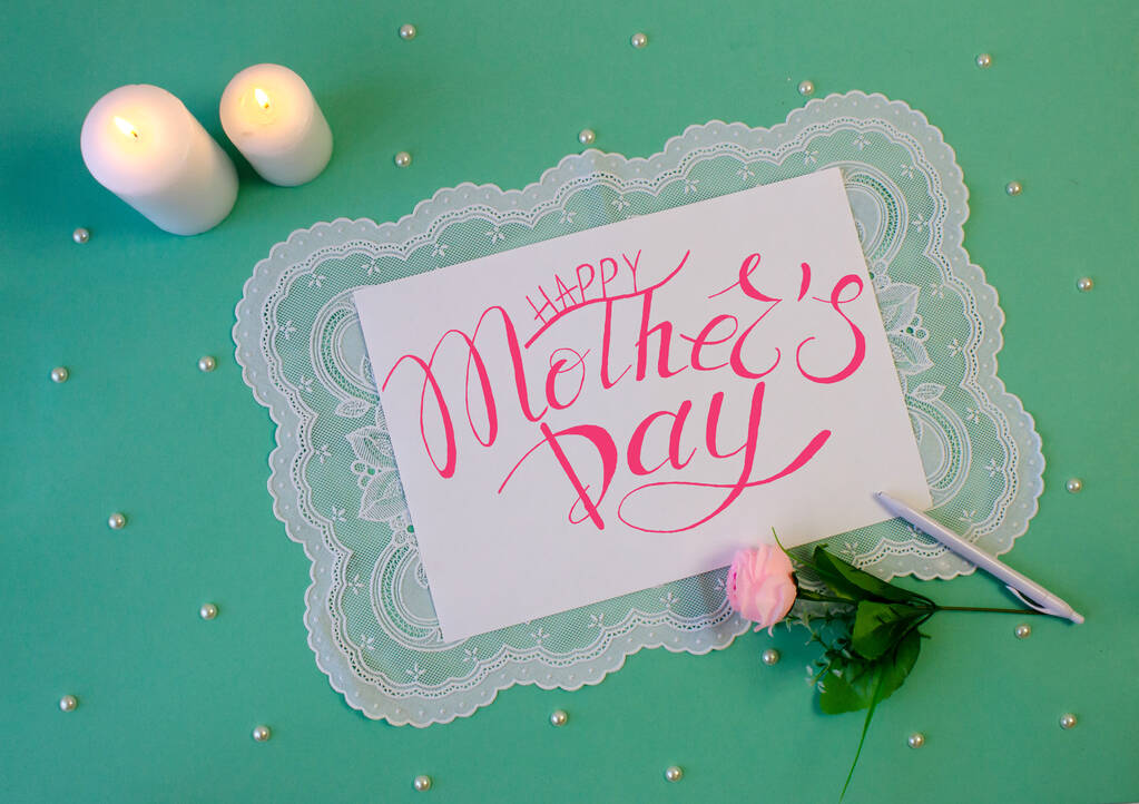 Card, banner, congratulations on Mothers Day - Photo, Image