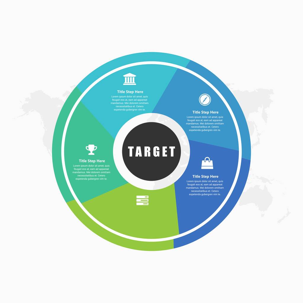 Element infograficzny Premium strategii biznesowej - Wektor, obraz
