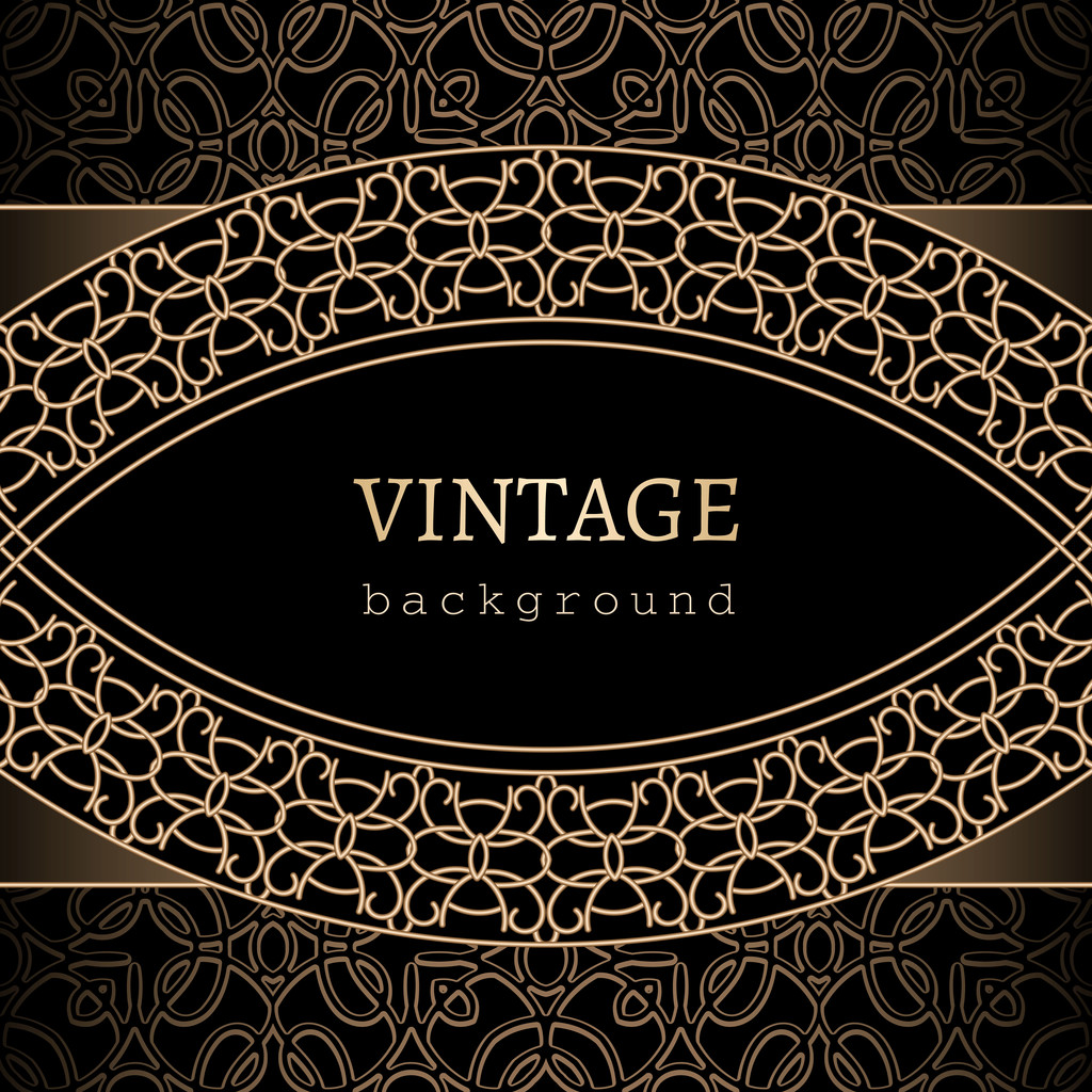 Fondo de oro vintage
 - Vector, imagen