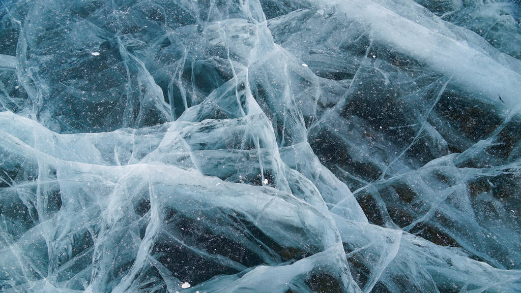 Gelo do Lago Baikal
 - Foto, Imagem