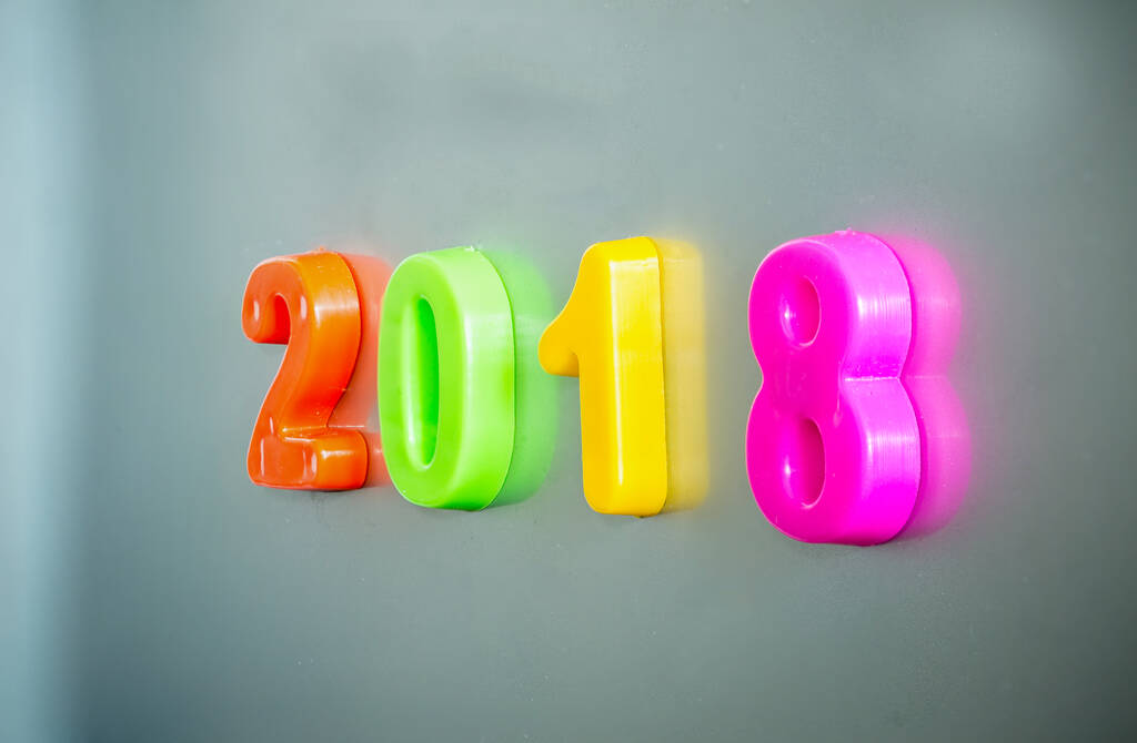 барвистий щасливий новий рік 2019 концепція
 - Фото, зображення