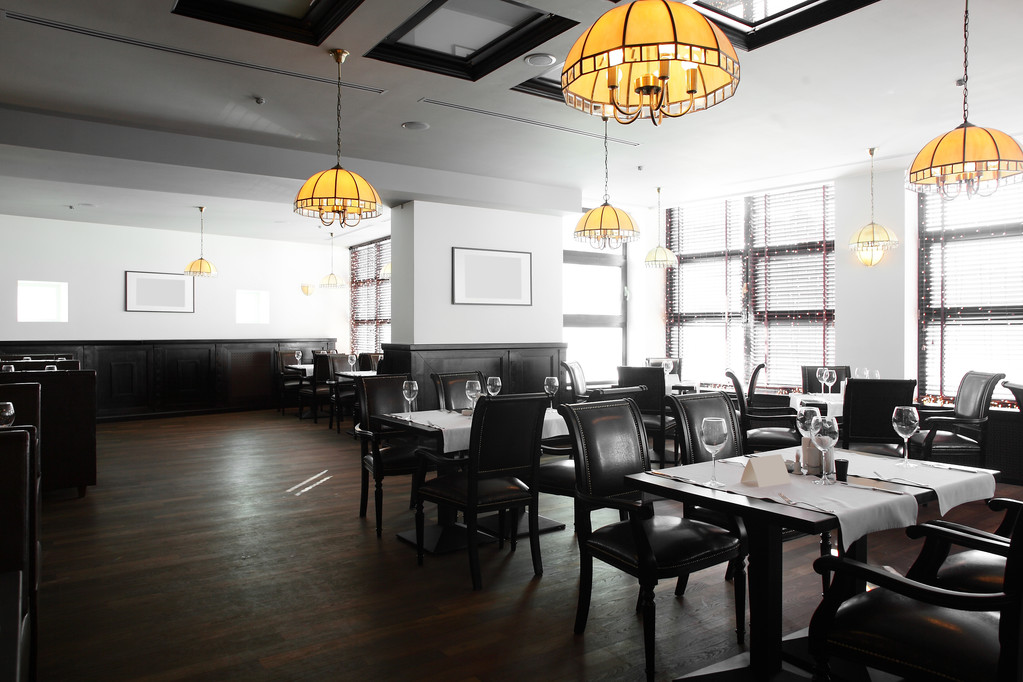 belo interior do restaurante moderno
 - Foto, Imagem