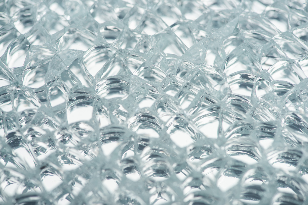 vista de cerca del fondo abstracto de textura de hielo transparente
 - Foto, Imagen