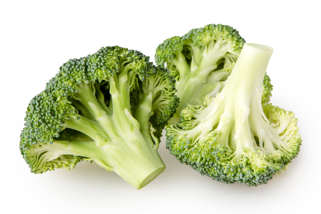 Brokkoli isoliert auf weißem Hintergrund - Foto, Bild