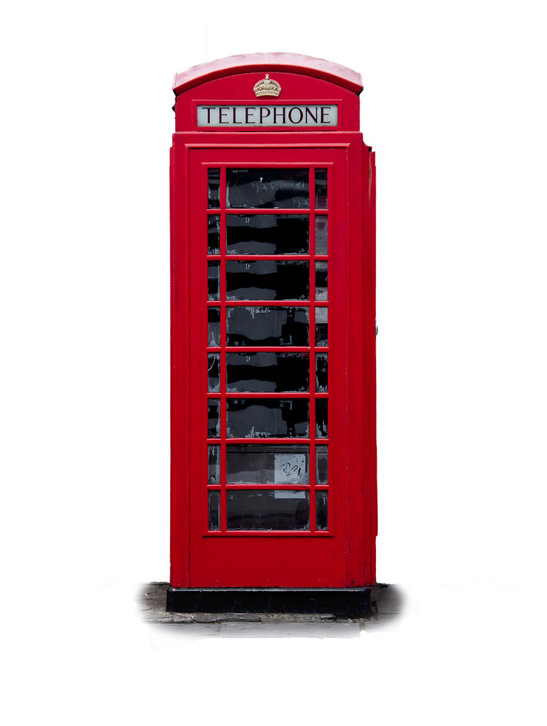 cabina telefónica roja
 - Foto, imagen