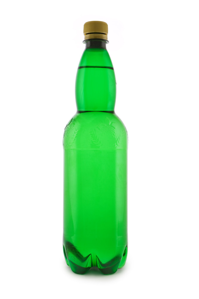 botella verde aislado
 - Foto, Imagen