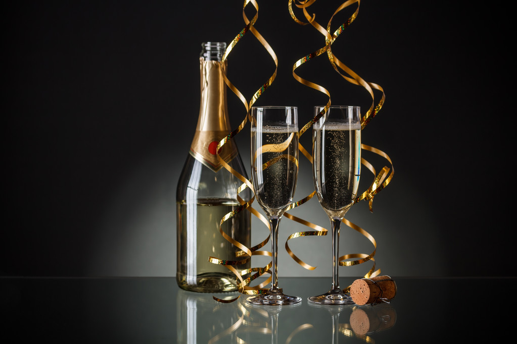champagneglazen - Foto, afbeelding
