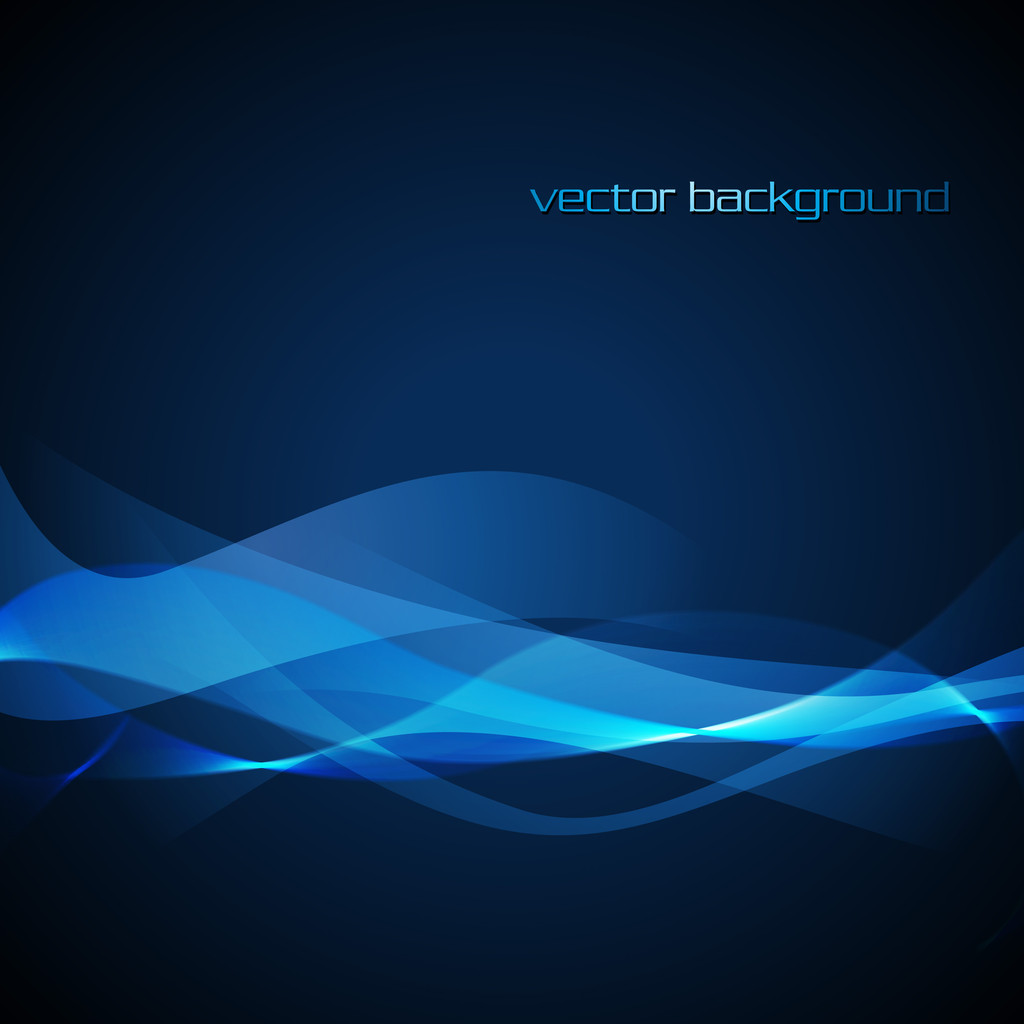 vektorové modrá vlna - Vektor, obrázek