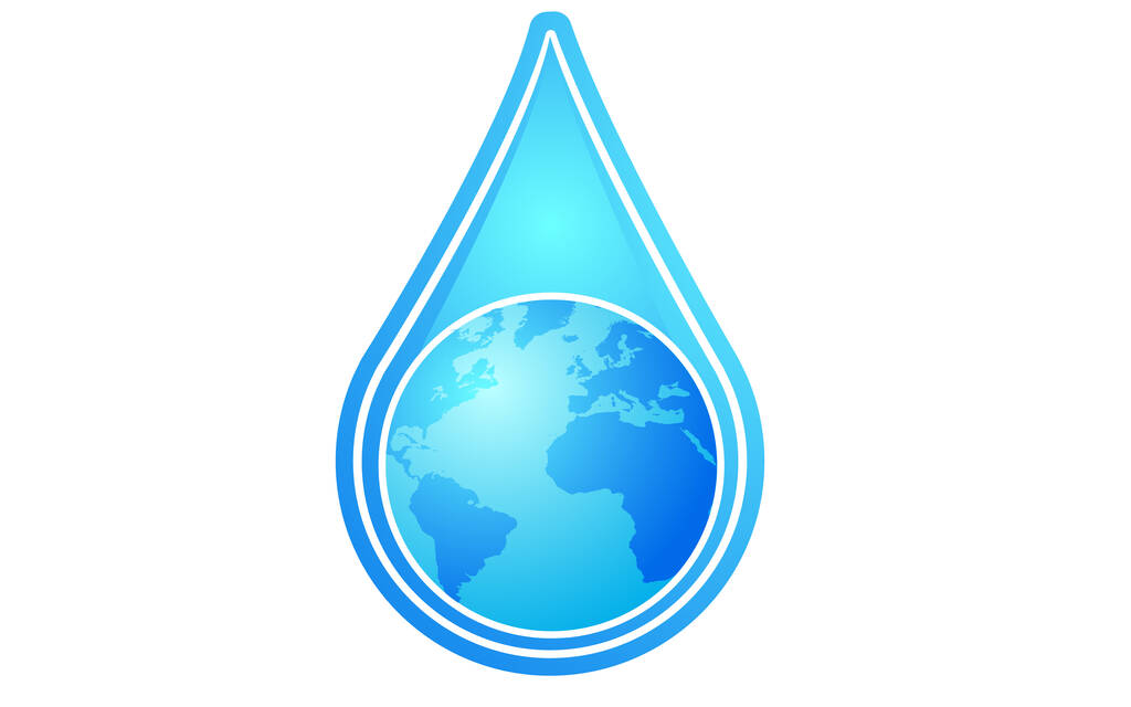 Παγκόσμια ημέρα νερού εκτός από τη φύση έννοια διάνυσμα απόθεμα - Διάνυσμα, εικόνα
