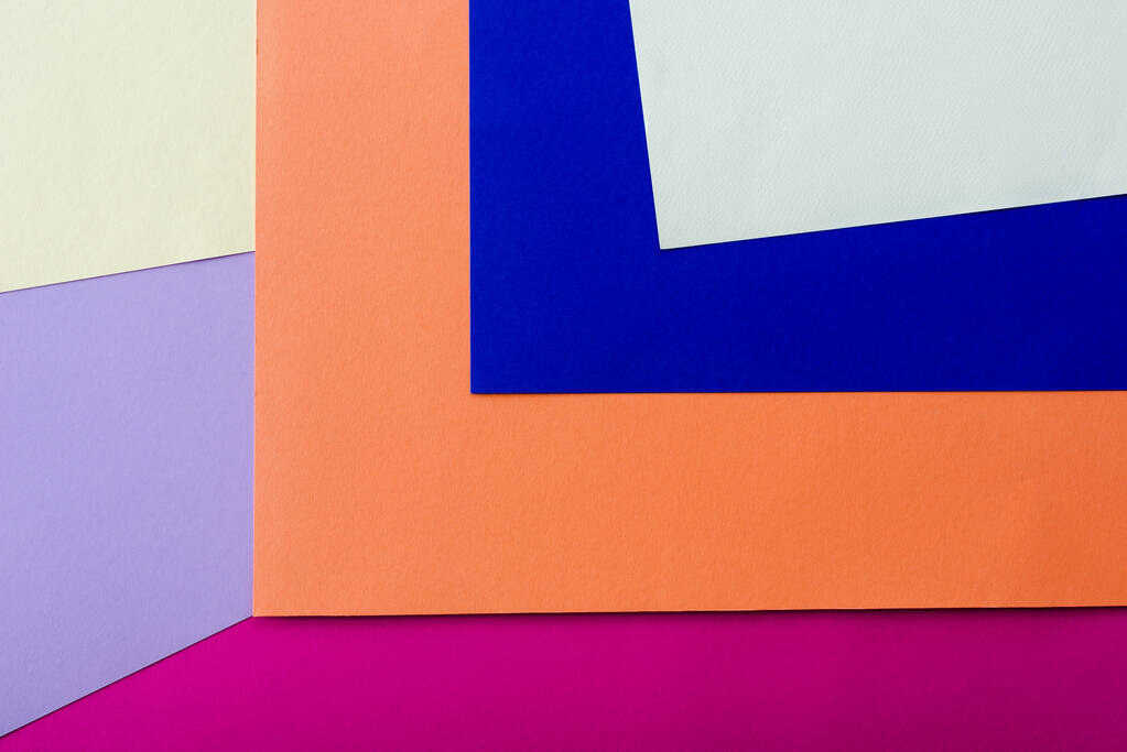 sfondo geometrico astratto con carta colorata - Foto, immagini