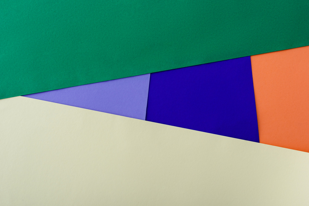 Renkli kağıda sahip soyut geometrik arkaplan - Fotoğraf, Görsel