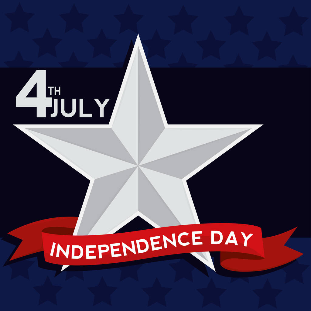 Plakát dne nezávislosti - Vektor, obrázek