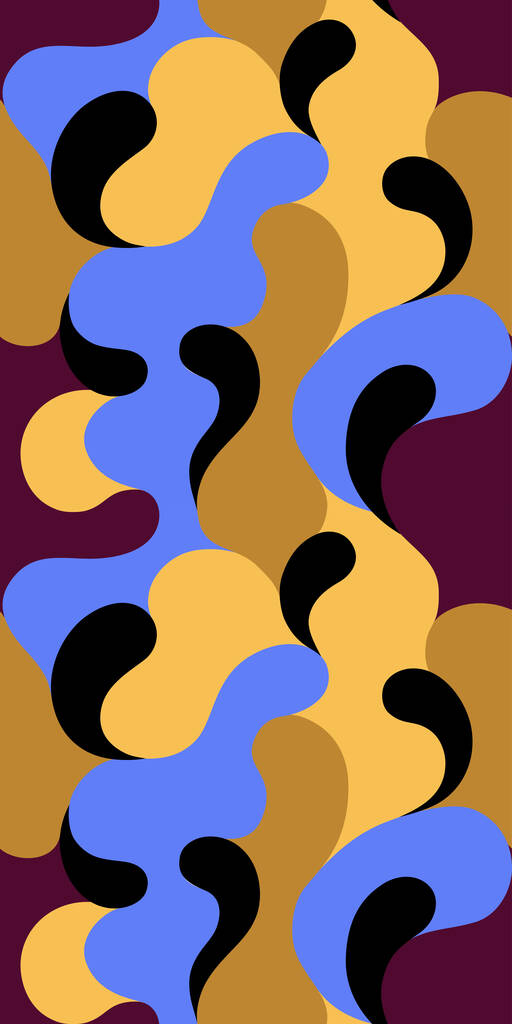 Patrón moderno con formas abstractas multicolores. Fondo abstracto colorido. Ilustración vectorial, EPS 10
 - Vector, imagen