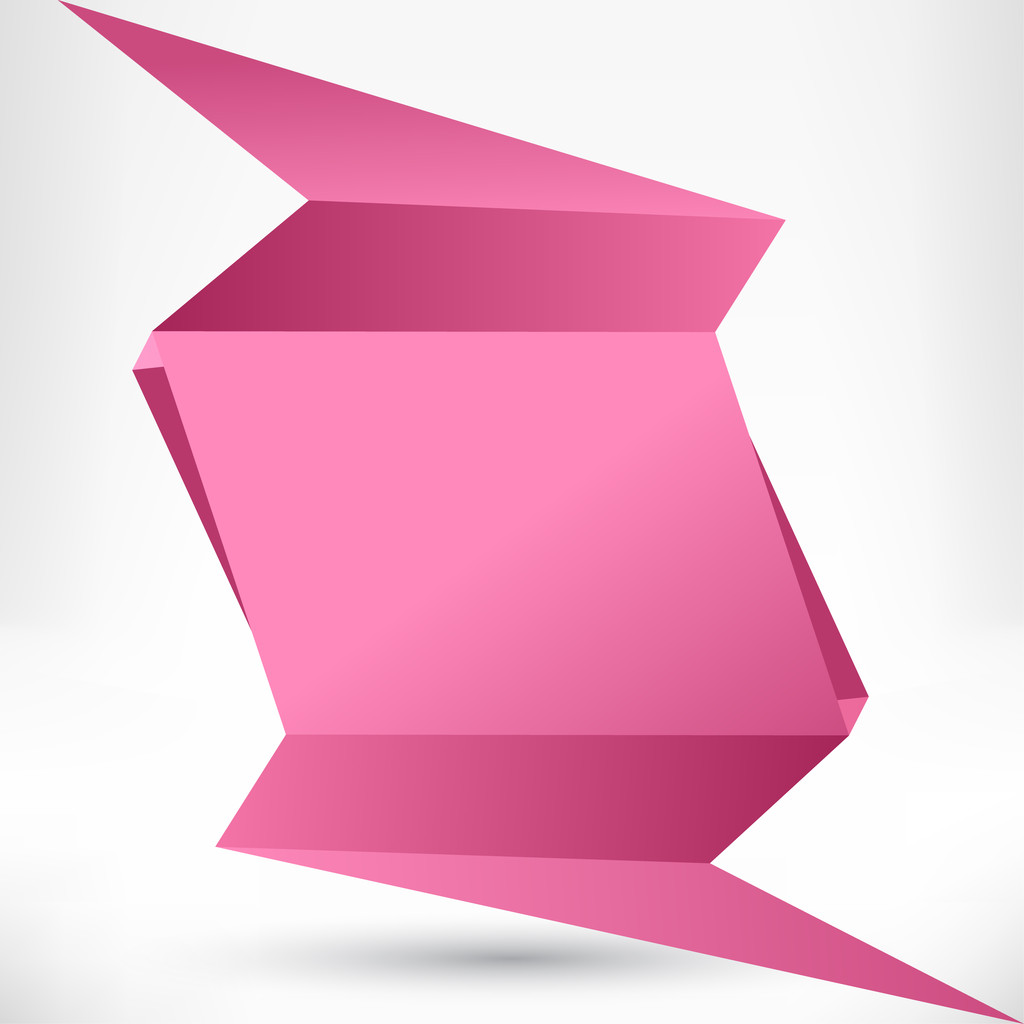 řeč bublina origami styl. vektorové pozadí abstraktní. - Vektor, obrázek