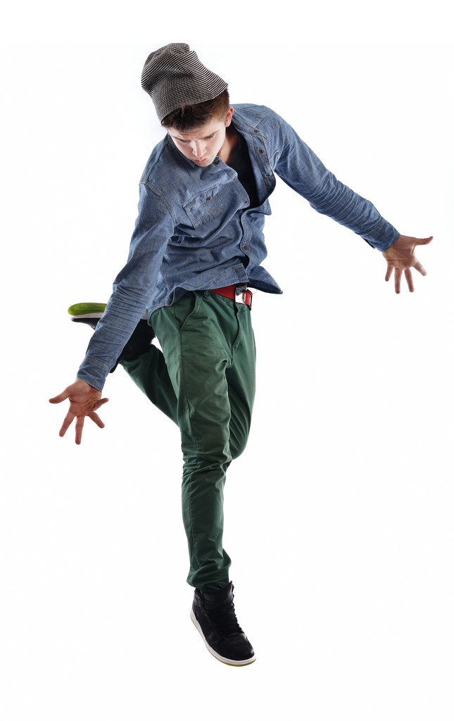 jonge man dansen - Foto, afbeelding