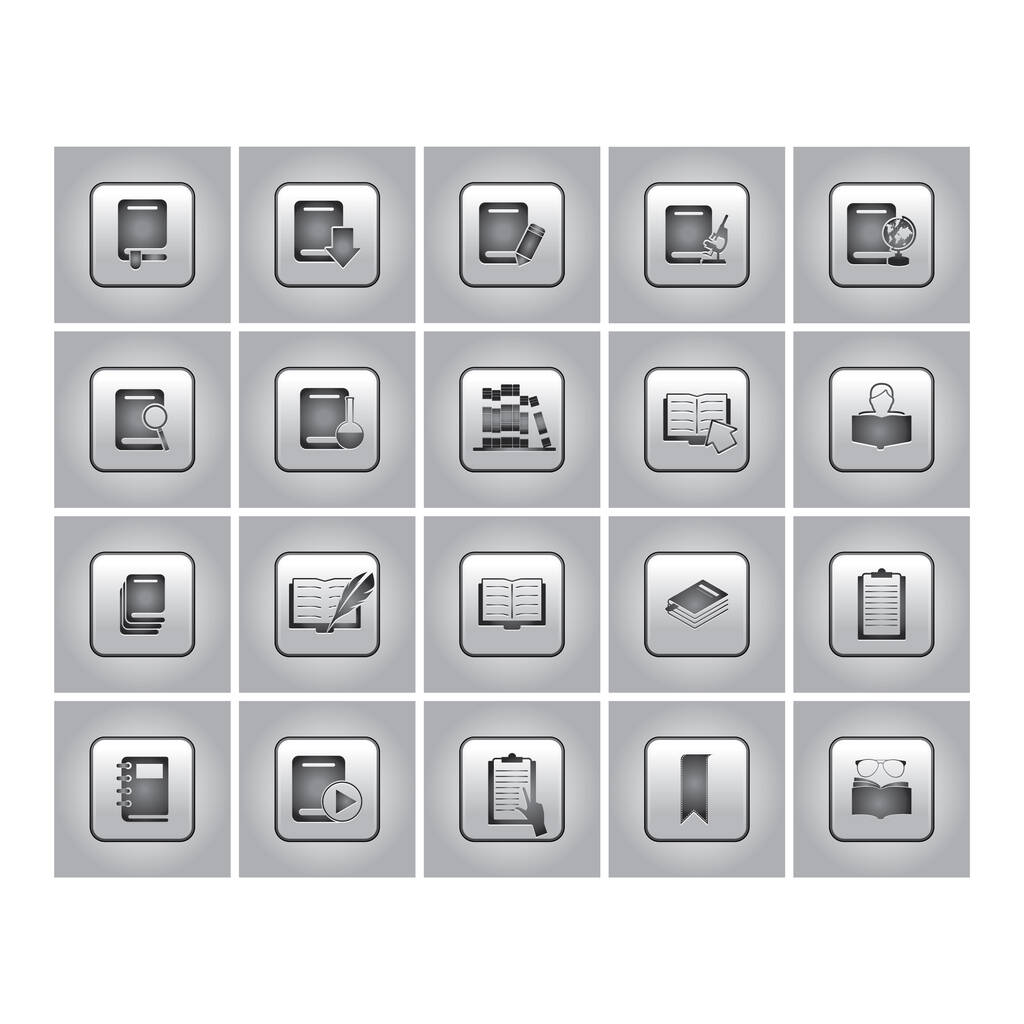 conjunto de ícones vetoriais para web - Vetor, Imagem