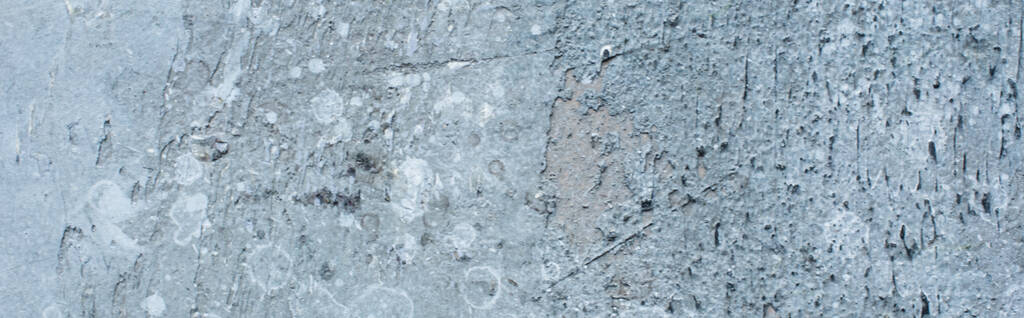 rugueux abstrait gris béton texture de fond, panoramique - Photo, image