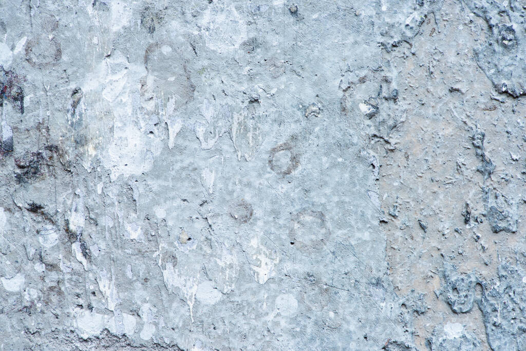 Hrubá abstraktní šedá betonová texturovaná stěna - Fotografie, Obrázek