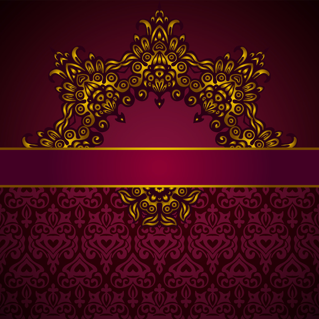 Luxury Royal Vector card Frame Background - Vector, Image