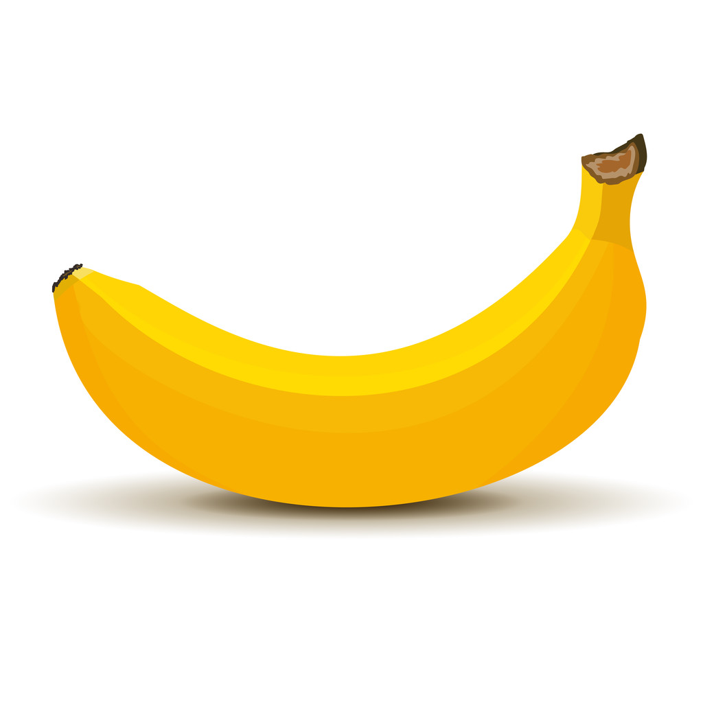 banaan in vector - Vector, afbeelding