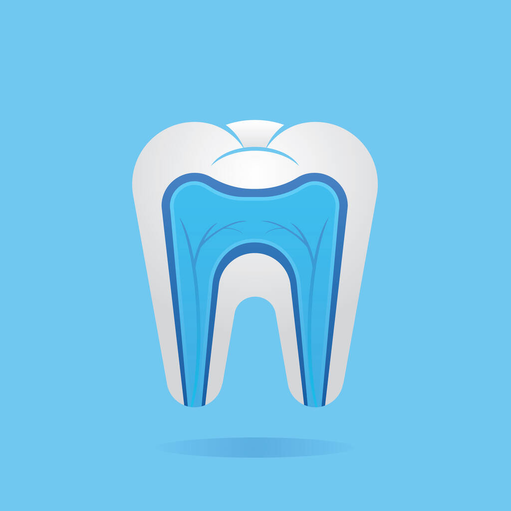tooth icon. vector illustration - Vector, Image