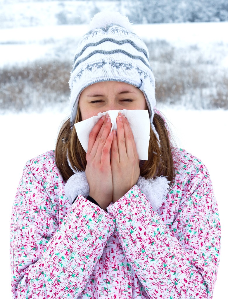 Grippe pendant l'hiver
 - Photo, image