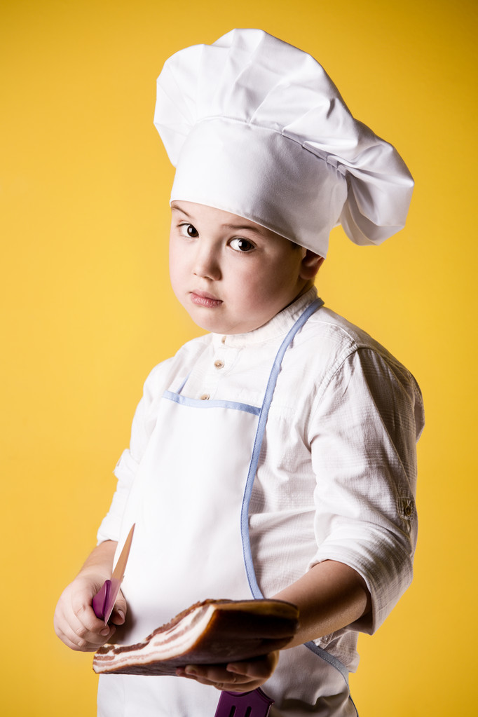 Little boy chef in uniform - Photo, Image