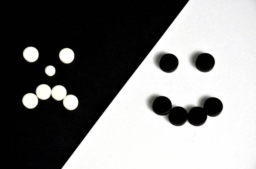 black and white dice - Photo, Image