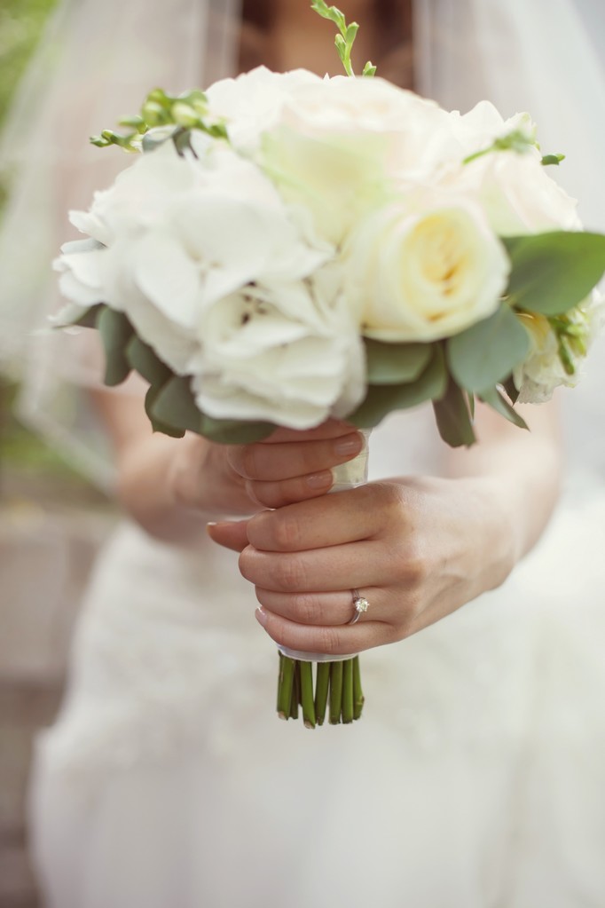 Bride with a wedding bouquet - Photo, Image