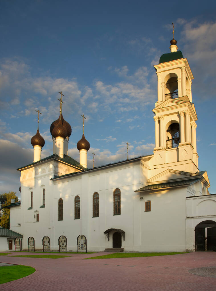 Yaroslavl 'daki Cyril-Athanasievsky manastırında Athanasius ve Cyril Katedrali. Rusya - Fotoğraf, Görsel