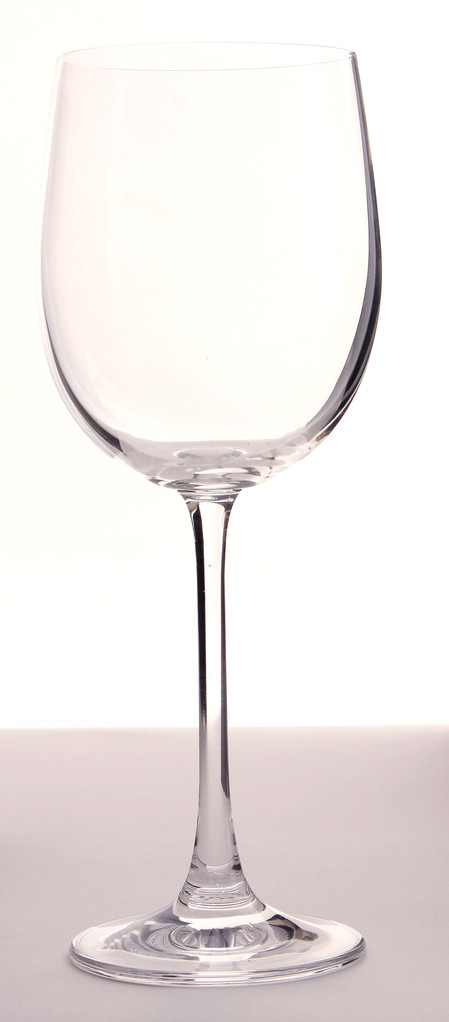 ενιαία άδειο ποτήρι κρασί - Φωτογραφία, εικόνα