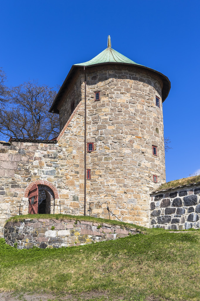 Una de las torres de la fortaleza de Akershus
 - Foto, Imagen