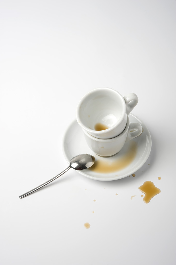 Tazas de café vacías
 - Foto, Imagen