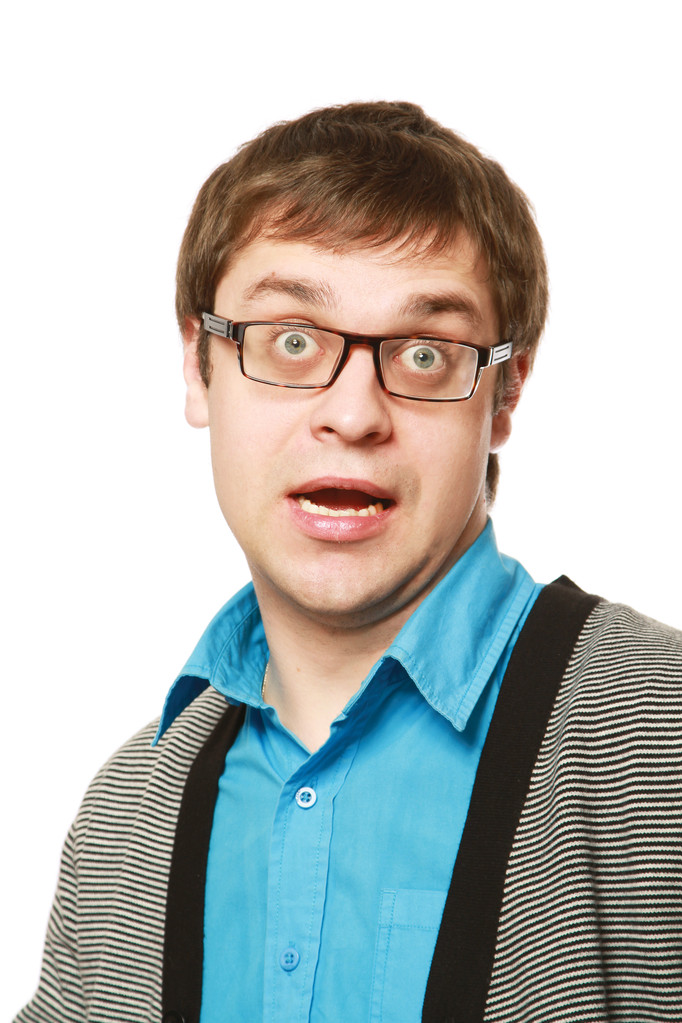 jonge man draagt een bril - Foto, afbeelding