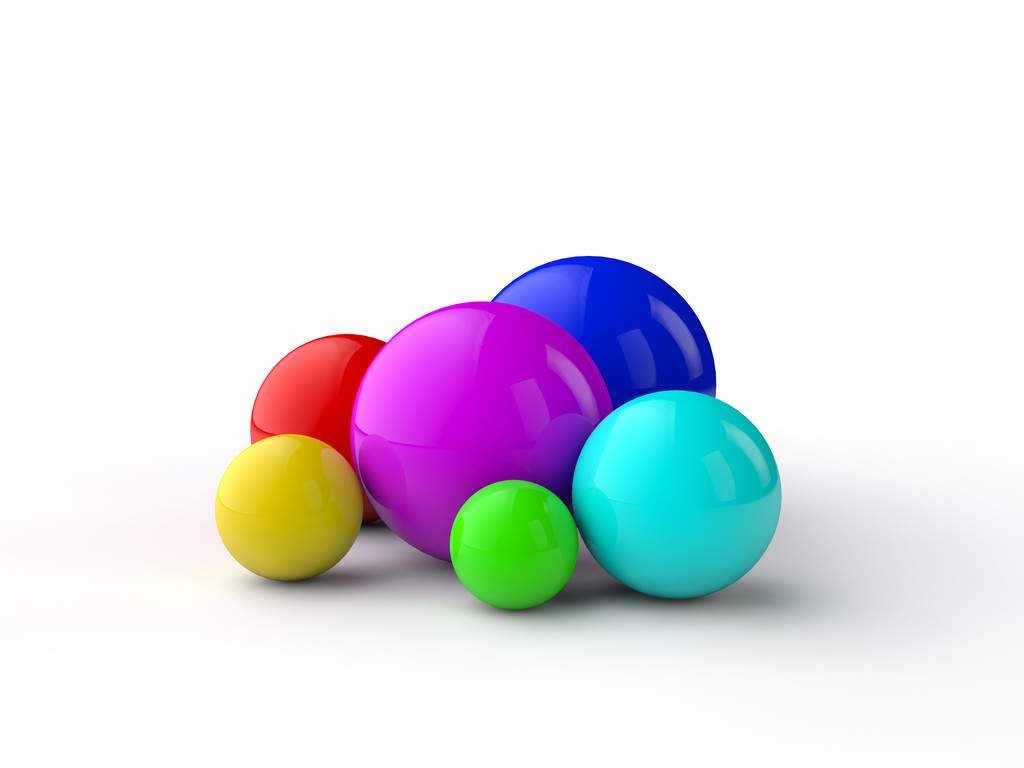 sphères colorées
 - Photo, image