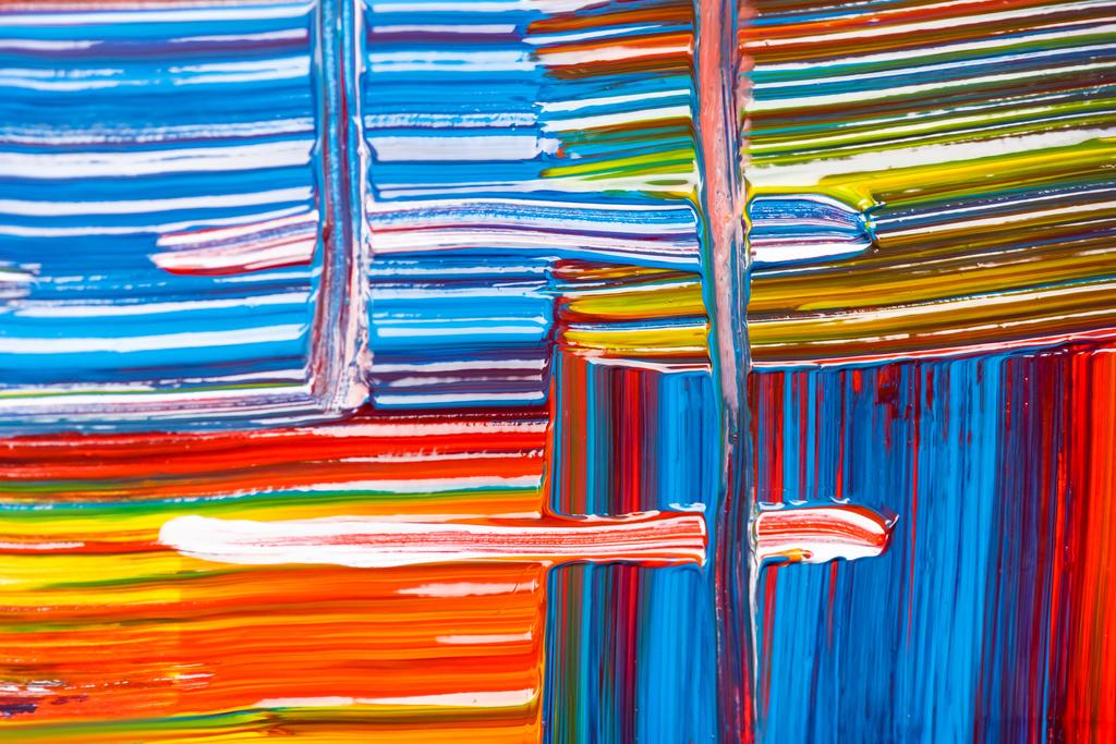 elvont színes háttér festék ecsetvonások - Fotó, kép