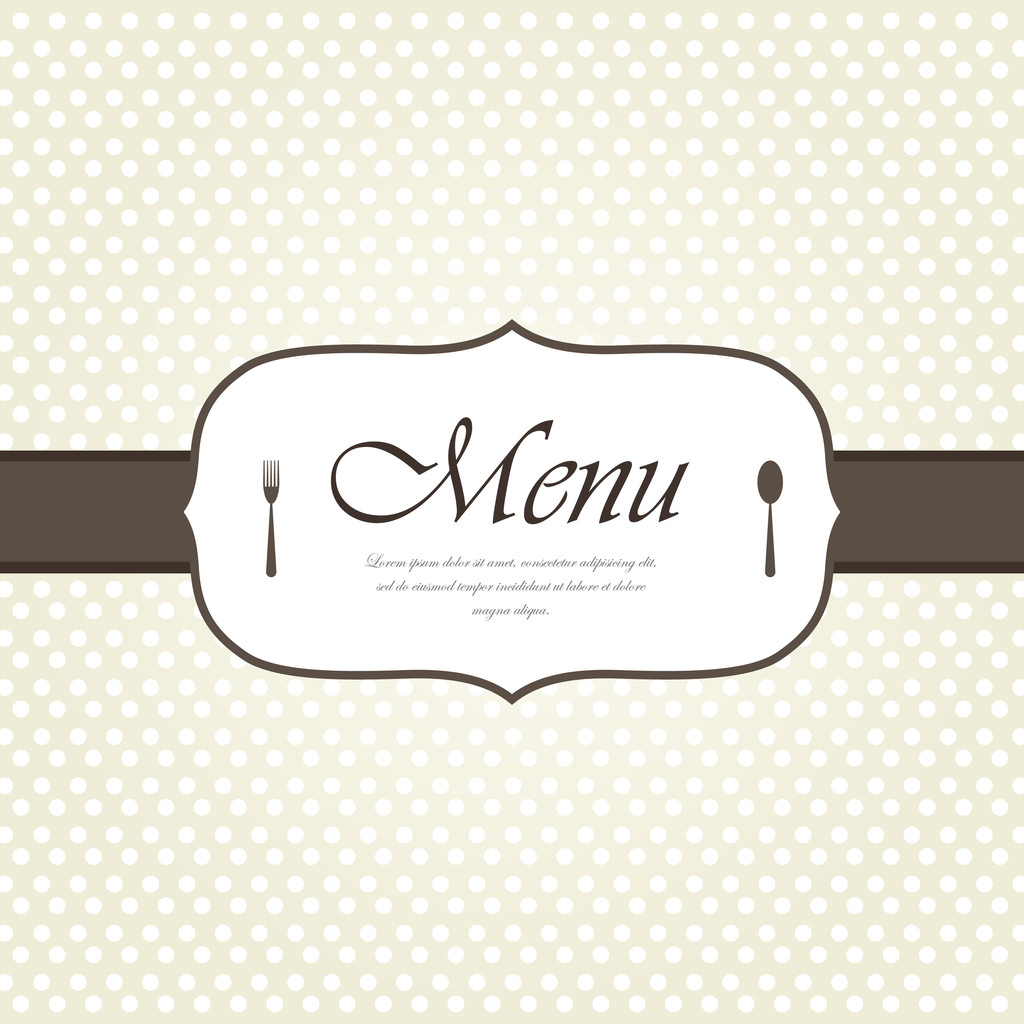 Restaurant menu - Vector, afbeelding