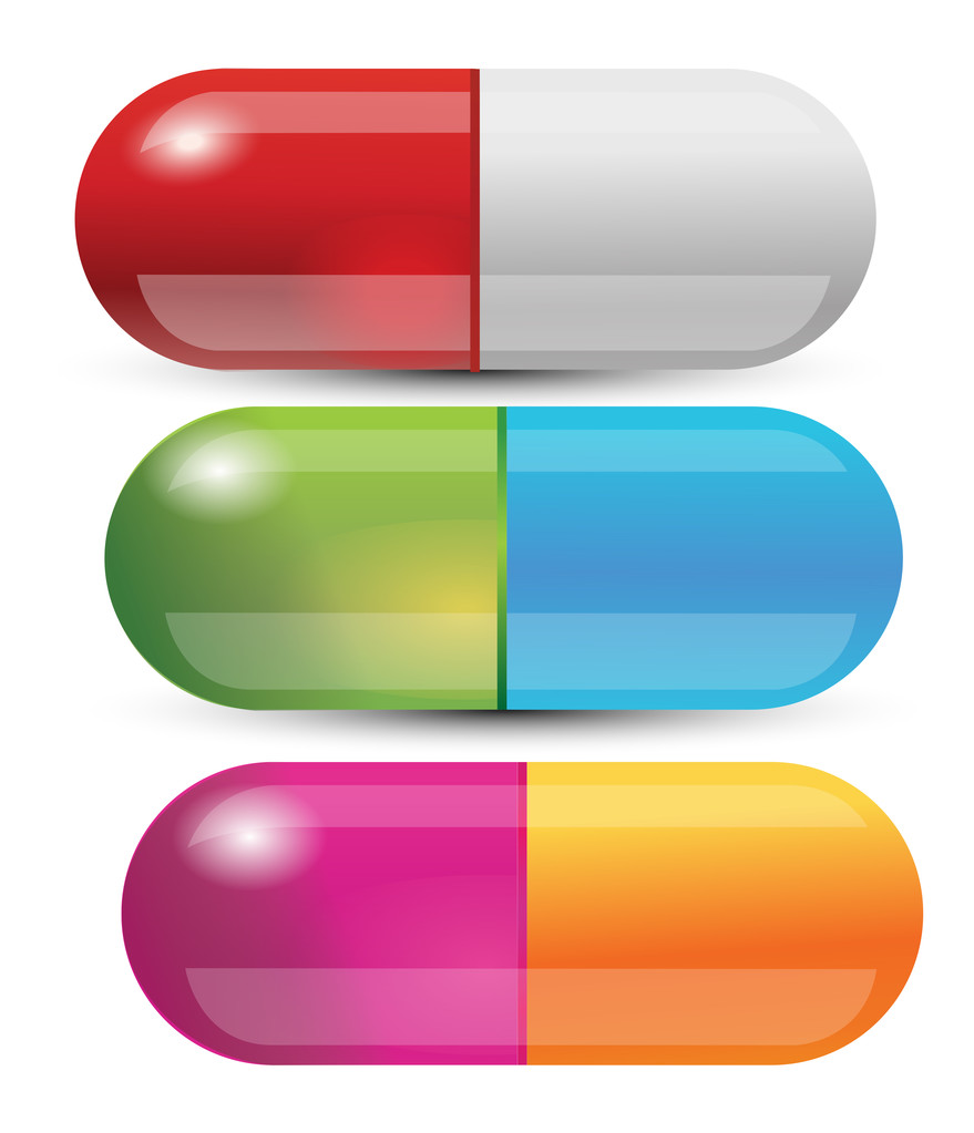 Pillole medicinali
 - Vettoriali, immagini