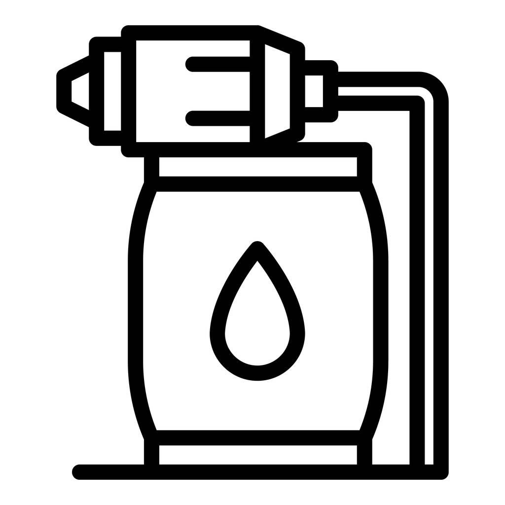 Pool waterfilter icoon, outline stijl - Vector, afbeelding