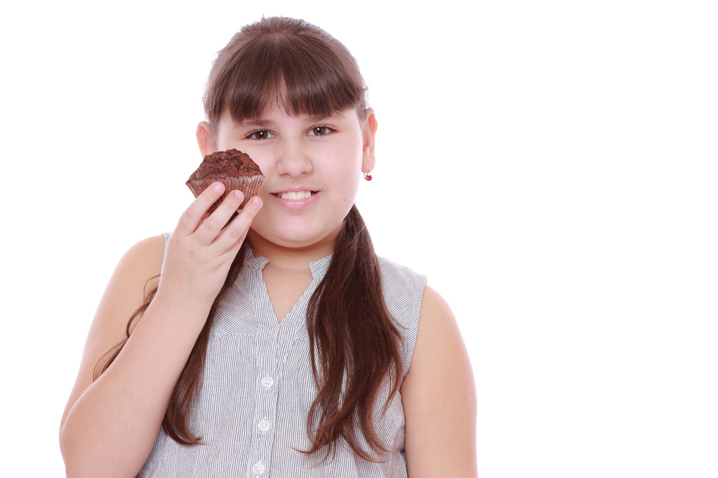 Sütit tartó lány - Fotó, kép