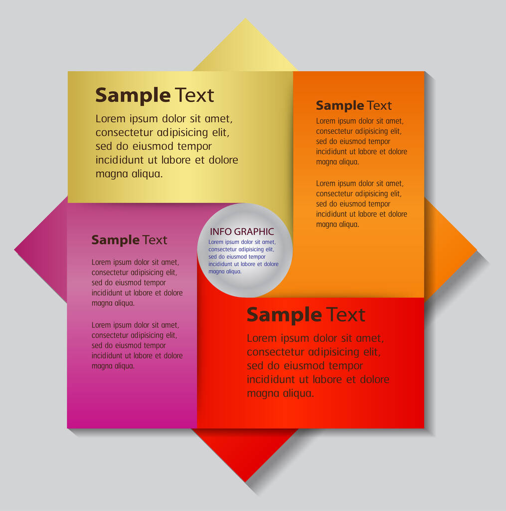 modern text box template, banner Infographics - Vector, Image