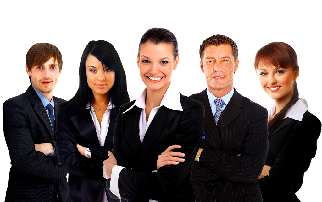 Businesswoman and his team - Photo, Image