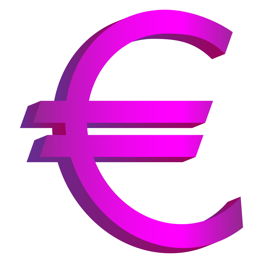 euro ikona - Wektor, obraz