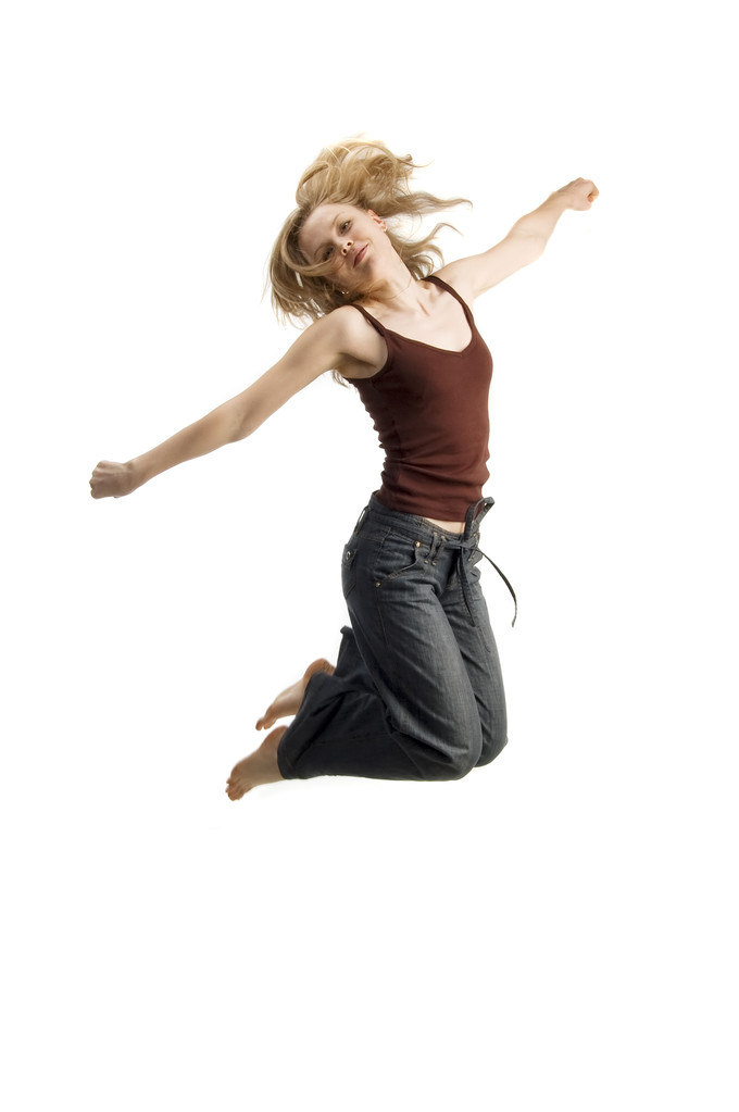 jumping az öröm - Fotó, kép