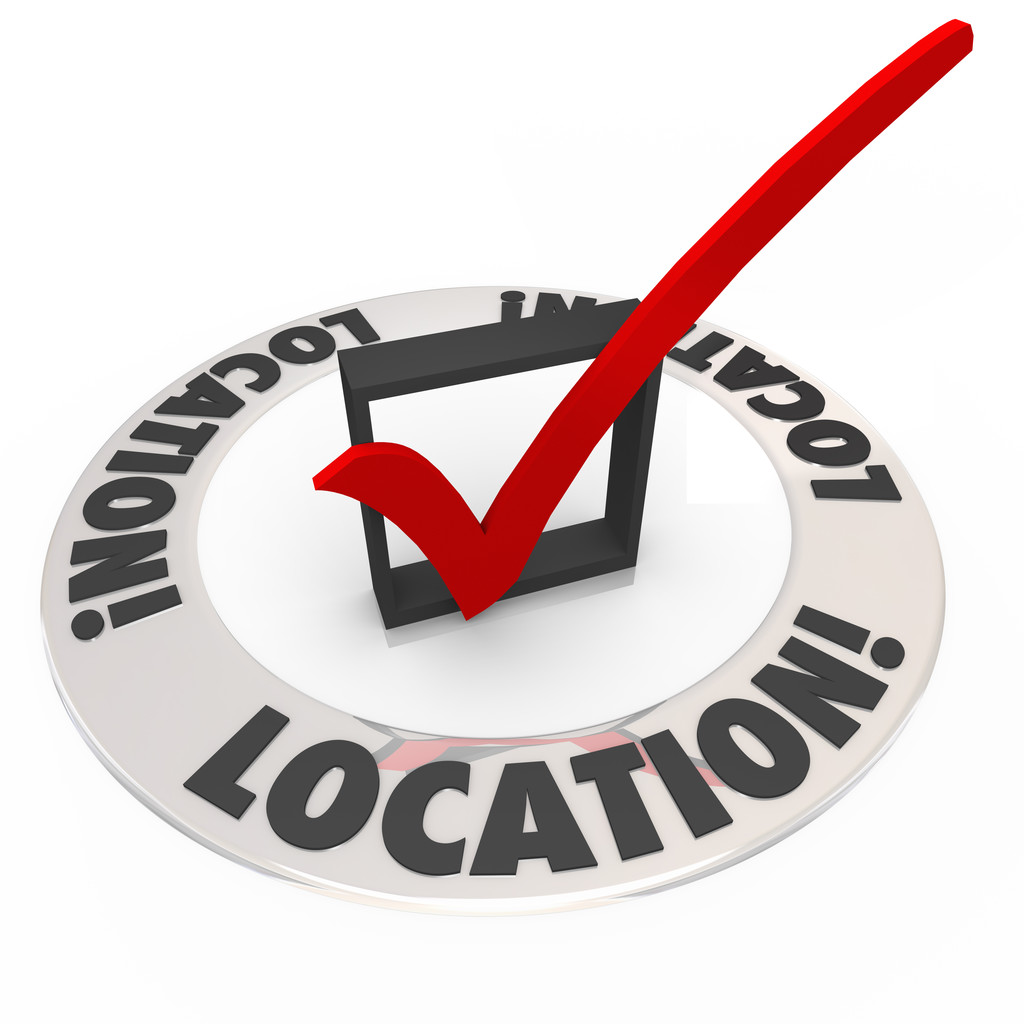 Location Check Mark Box Top Priority Best Place Area - Photo, Image